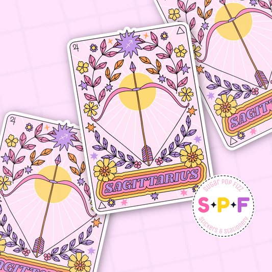 Sagittarius Premium Matte Die Cut Sticker - DC136