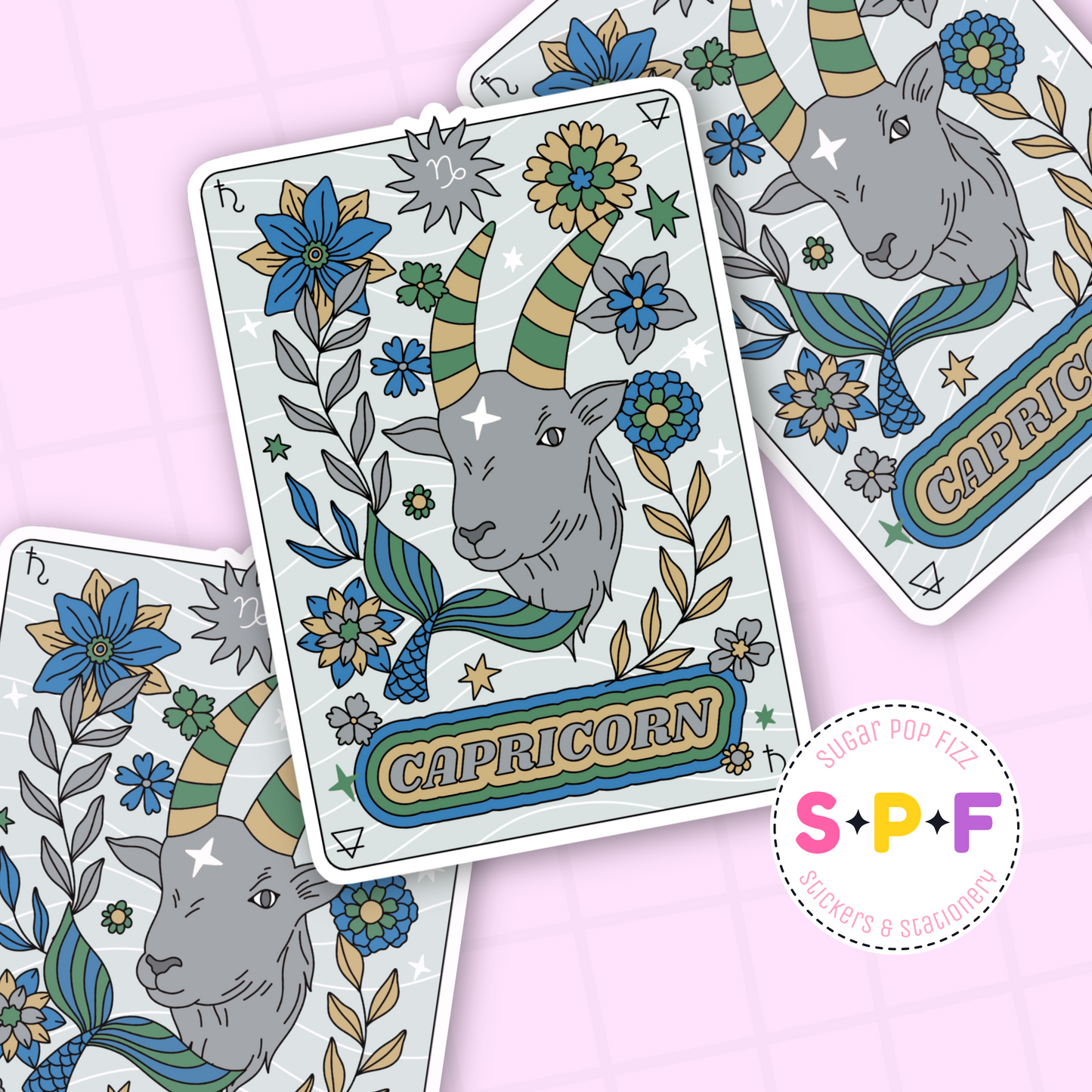 Capricorn Premium Matte Die Cut Sticker - DC124