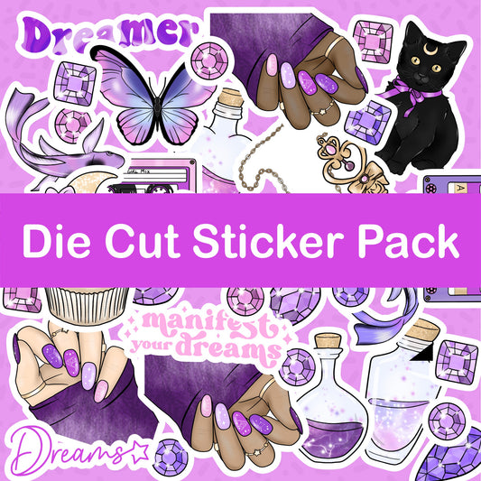 DREAMS - 3 Year Anniversary Die Cut Sticker Pack