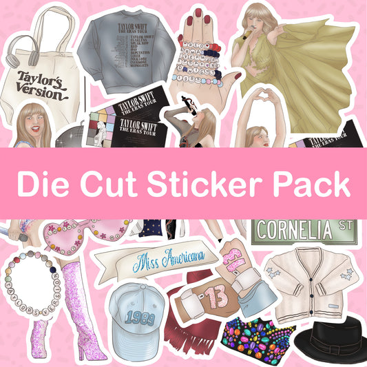 Eras Tour Die Cut Sticker Pack