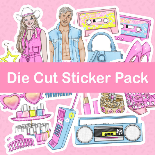 Life in Plastic Die Cut Sticker Pack