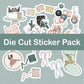 Tinsel Die Cut Sticker Pack
