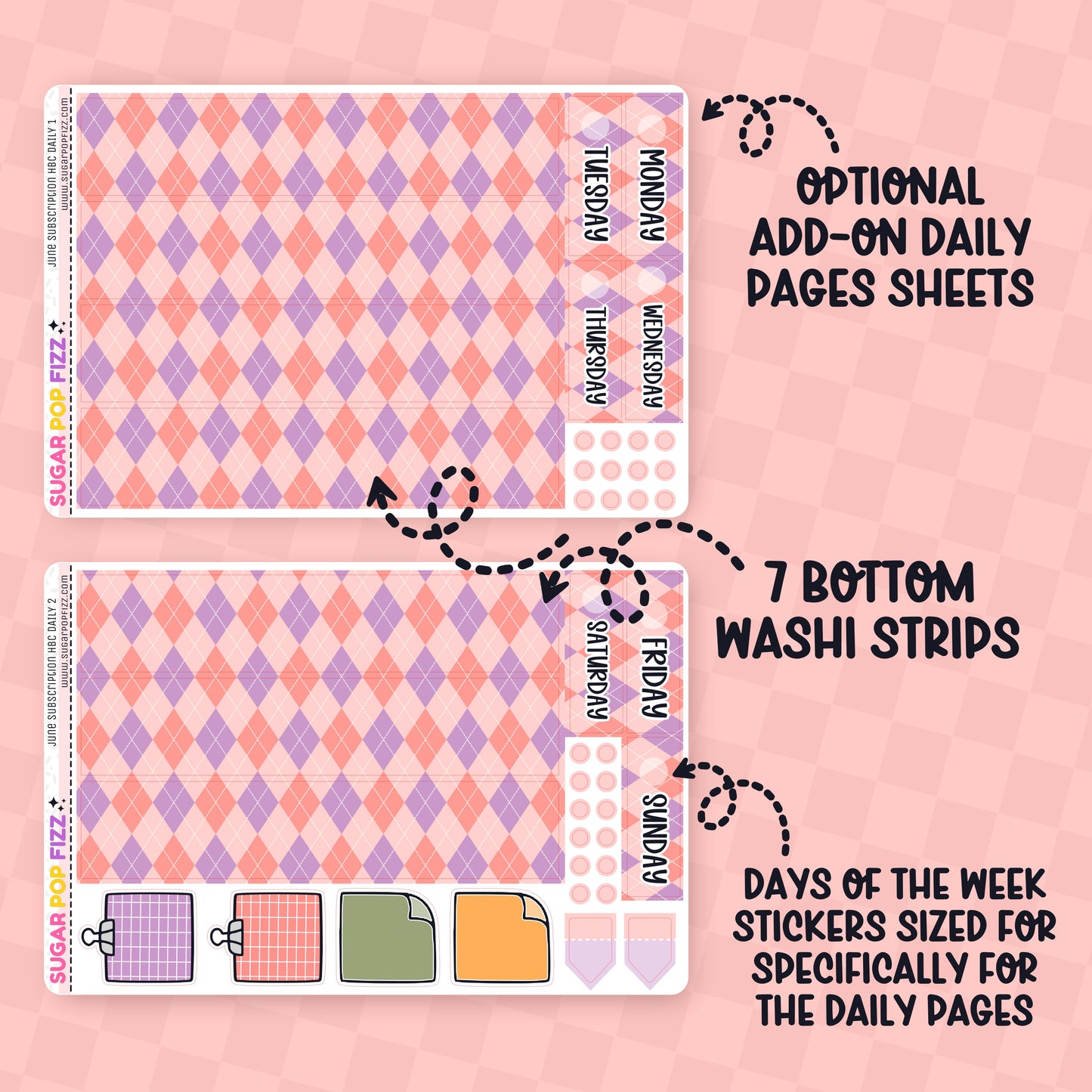 June Hobonichi Cousin Subscription Extras