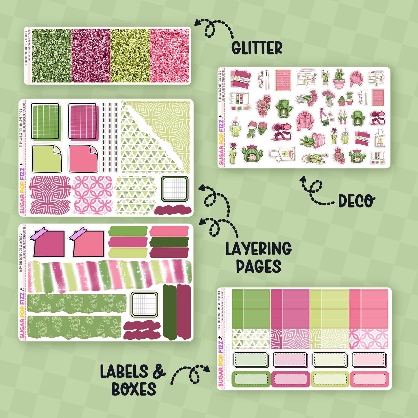 May Hobonichi Cousin Subscription Extras