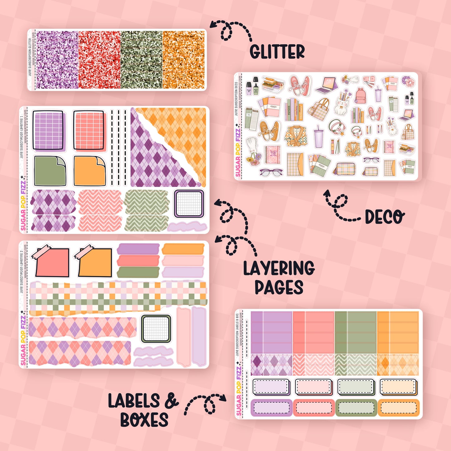 June Journaling Subscription Extras