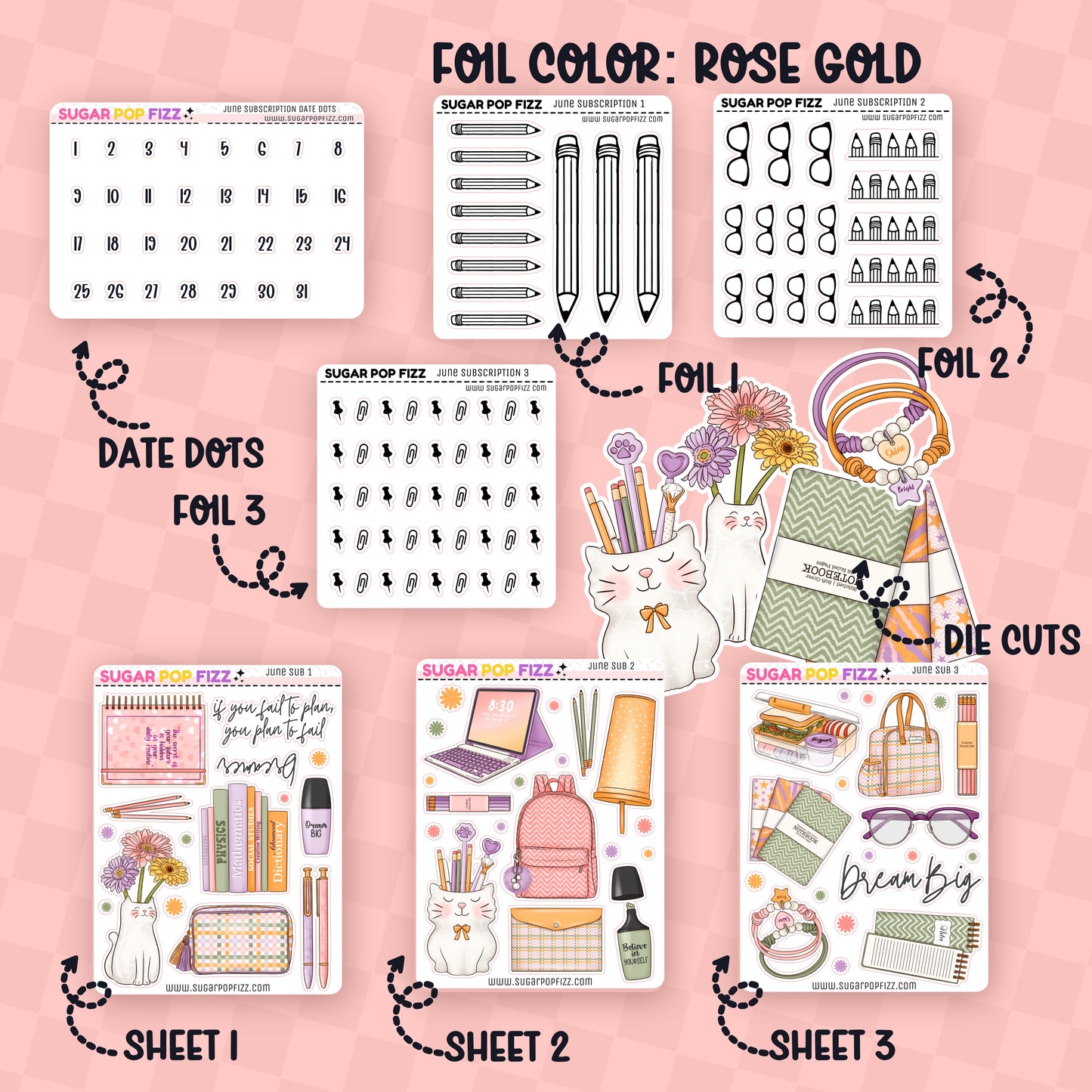 June Journaling Subscription Extras