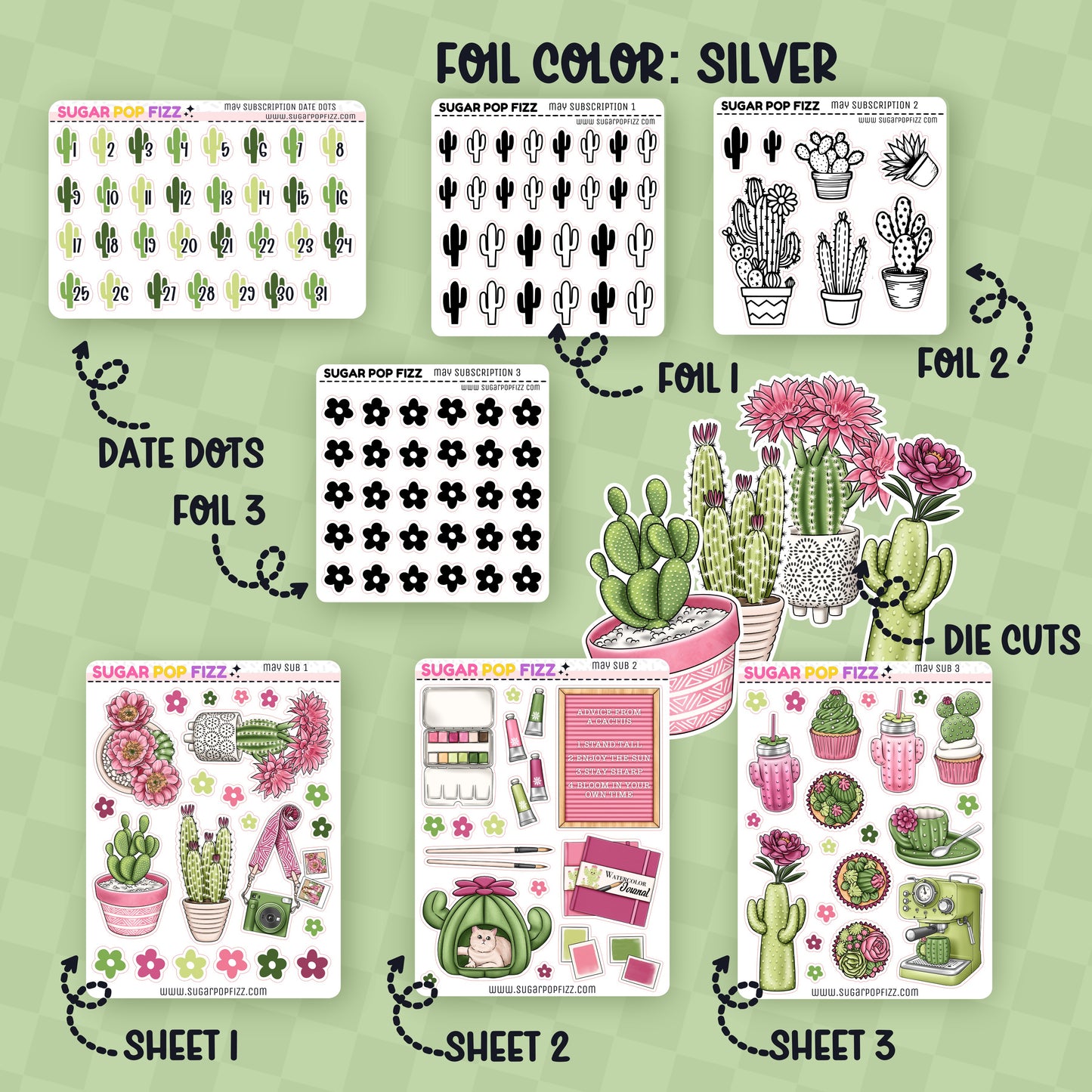 May Hobonichi Cousin Subscription Extras