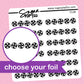 Peppermint Dividers Foil Stickers - choose your foil - F128