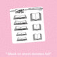 Open Books Foil Stickers - choose your foil - F138