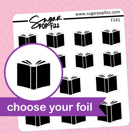Book Foil Stickers - choose your foil - F141