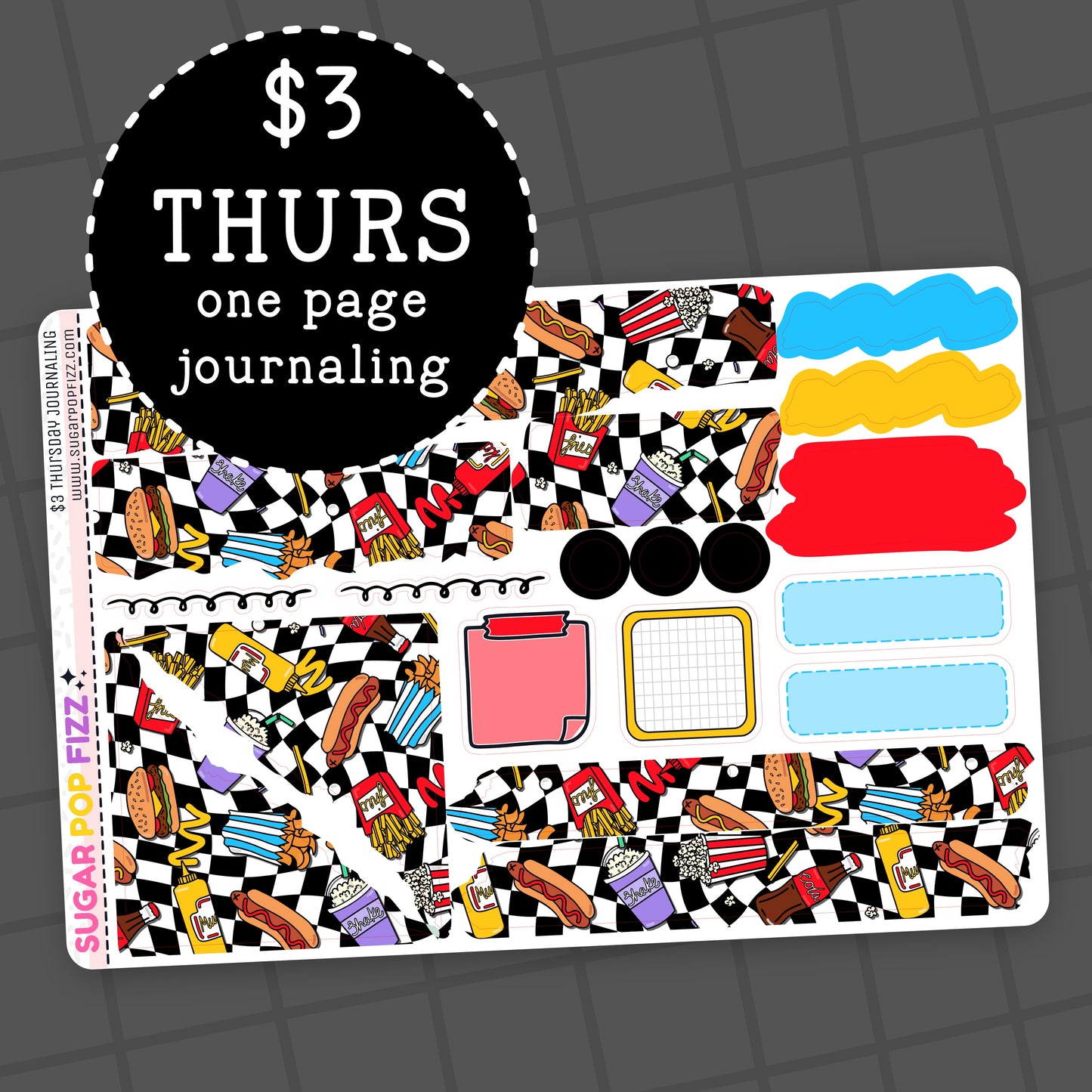 Fast Food - $3 Thursday - Journaling