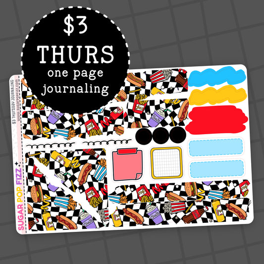 Fast Food - $3 Thursday - Journaling