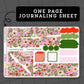Floral - $3 Thursday - Journaling