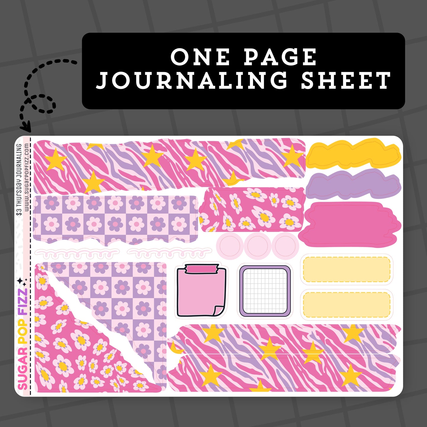 Flowers & Stars - $3 Thursday - Journaling