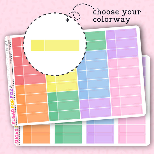 Small Labels Functional Stickers (2 sizes) - FUN117