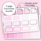 Sampler Sheet BUNDLE Functional Stickers (2 pages) - FUN168+169