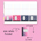 CPC 2026 FOLDABLE Notebook Functional Stickers - FUN170