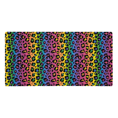 Rainbow Leopard Desk Pad - RETIRING 12/6