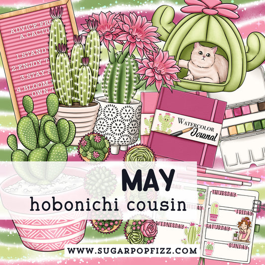 May Hobonichi Cousin Subscription Extras