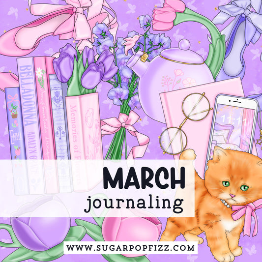 March Journaling Subscription Extras
