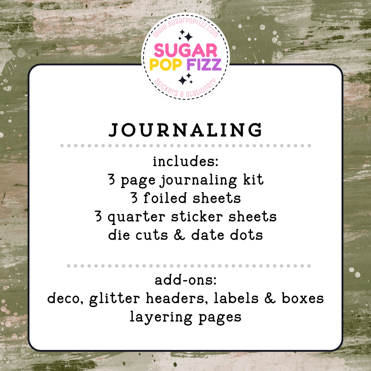 SUBSCRIPTION - Journaling