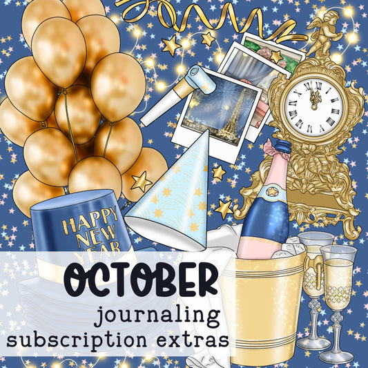 October Journaling Subscription Extras