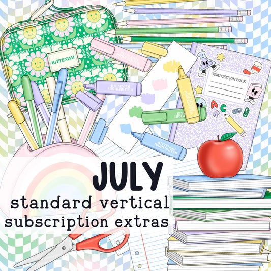 July Standard Vertical Subscription Extras