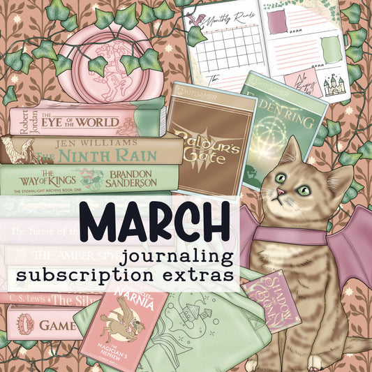 MARCH Journaling Subscription Extras