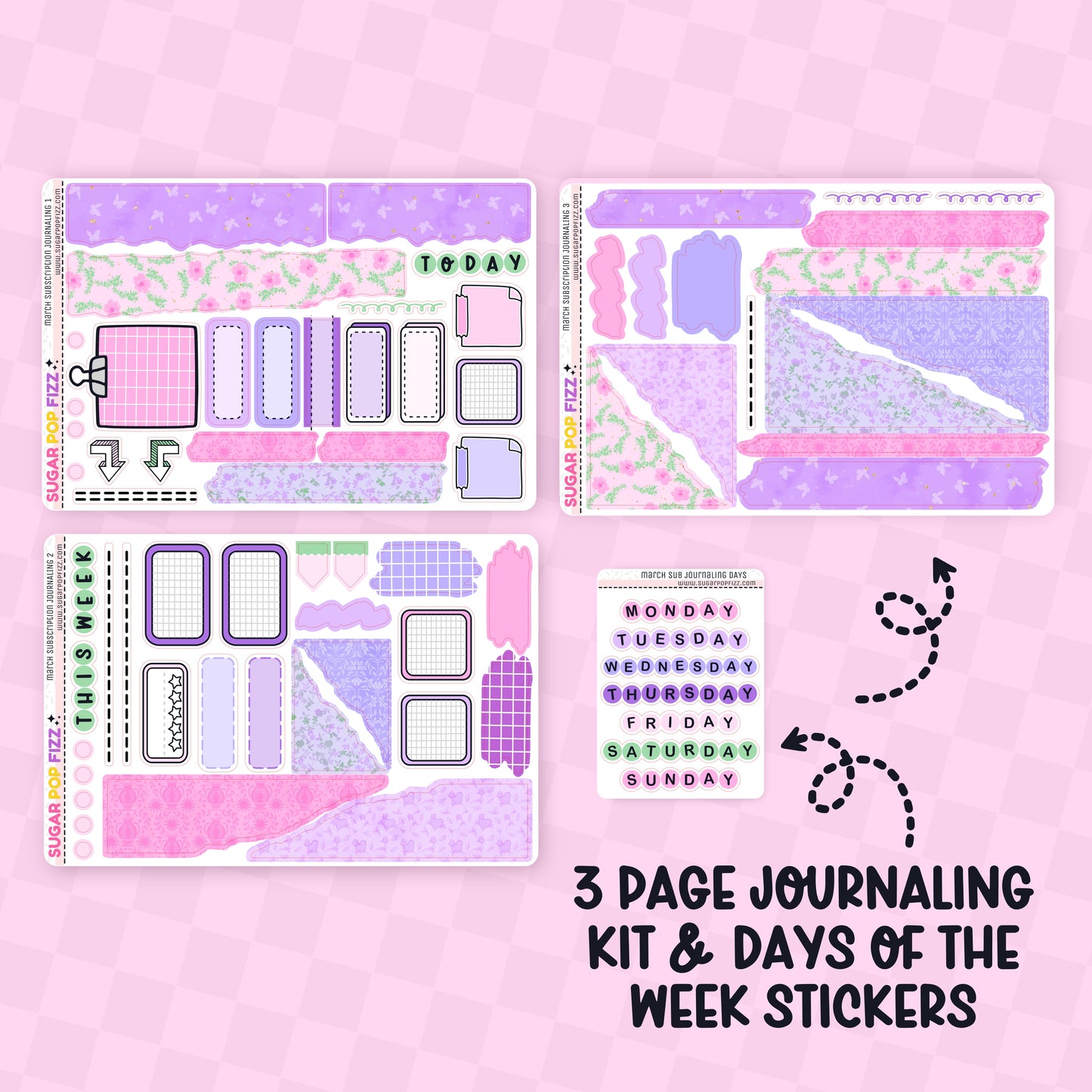 March Journaling Subscription Extras