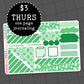 Green Peppermint - $3 Thursday - Journaling