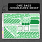 Green Peppermint - $3 Thursday - Journaling