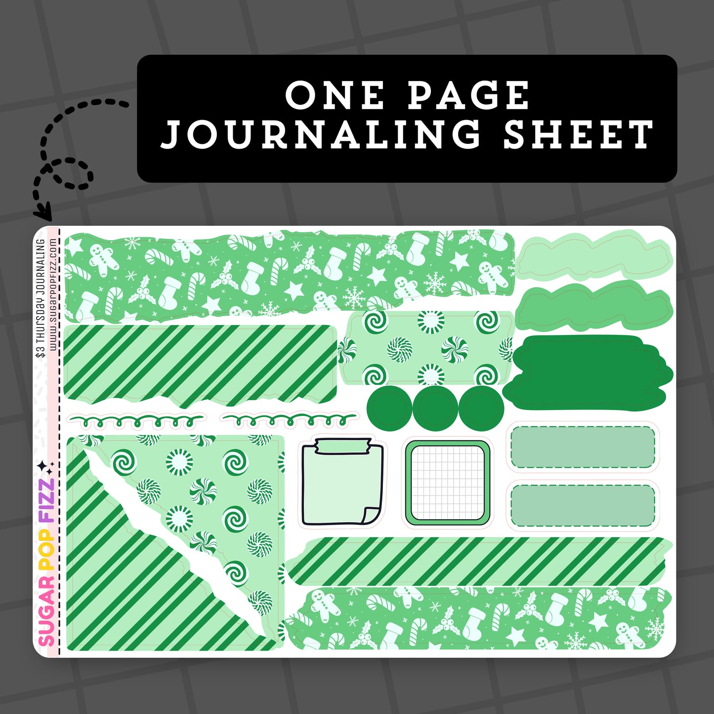 Green Peppermint - $3 Thursday - Journaling