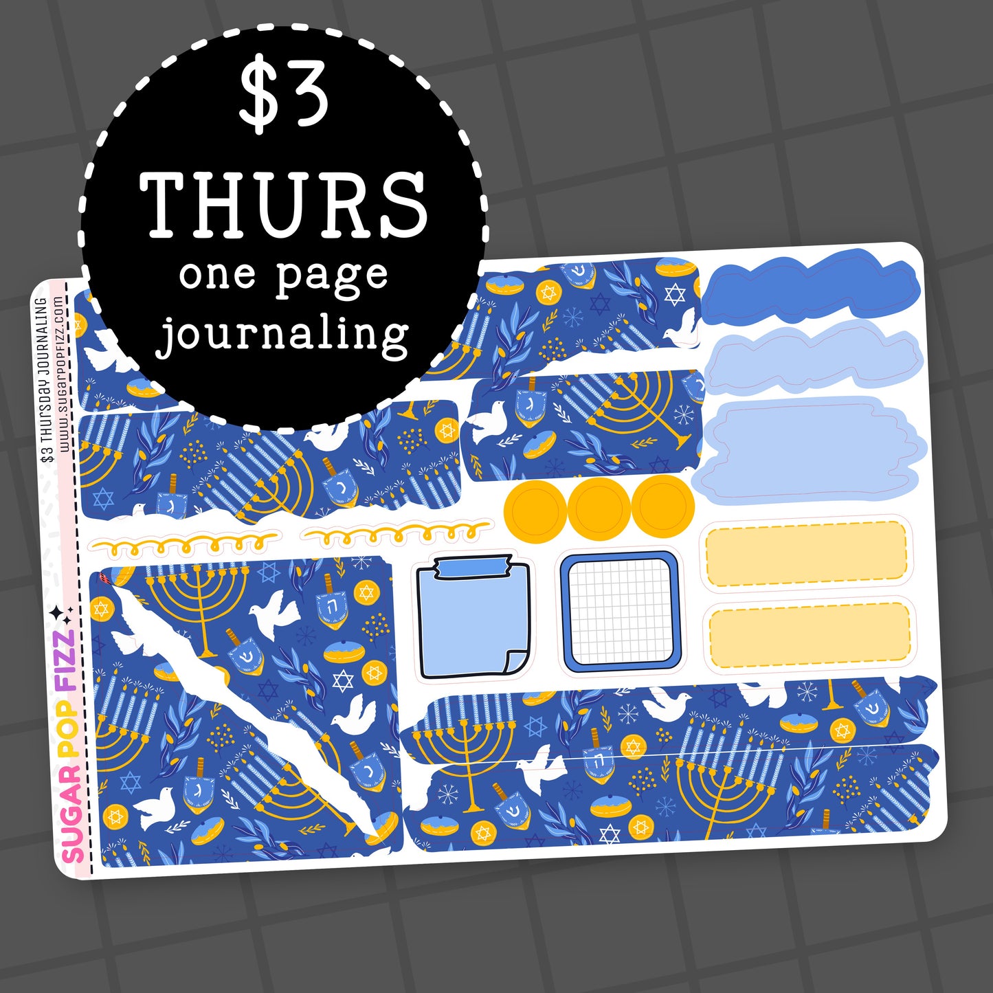 Hanukkah - $3 Thursday - Journaling