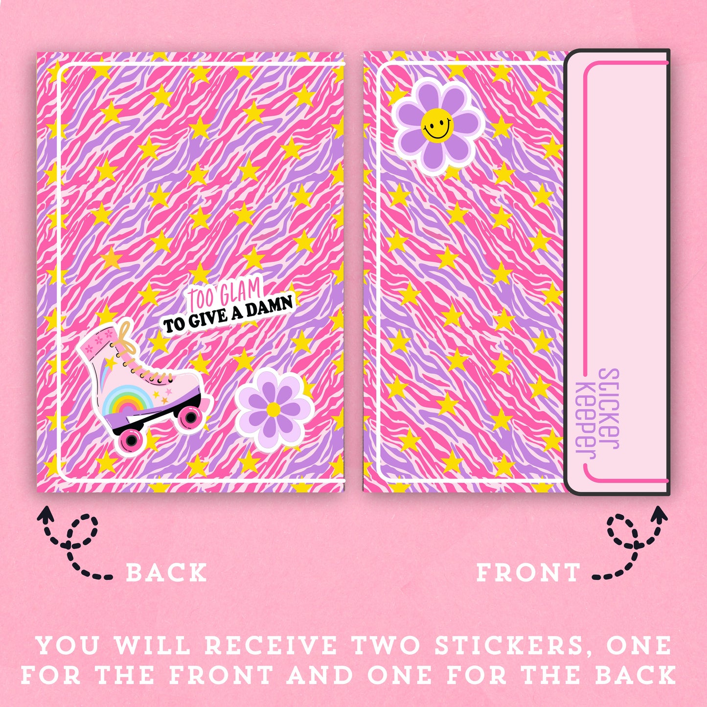 Roller Disco - Hobonichi Cousin Cover Sticker - HBCC113