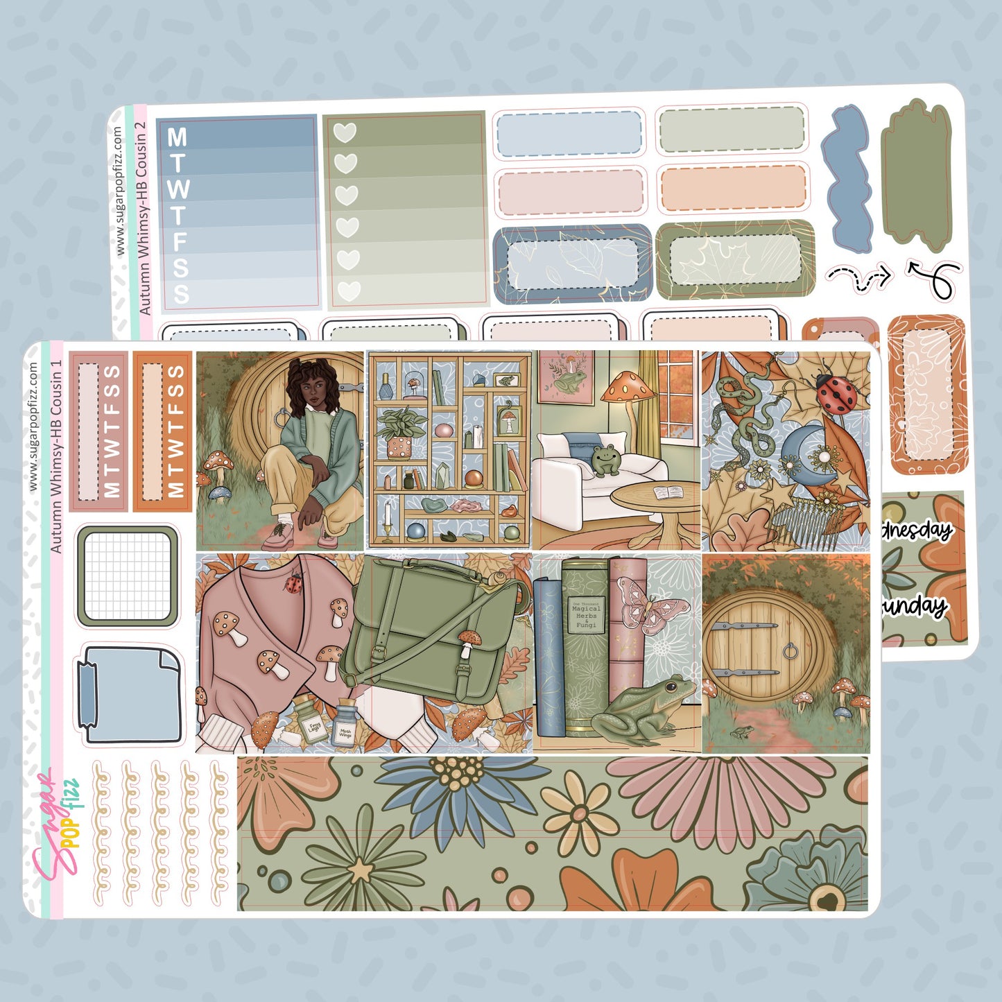 Autumn Whimsy Hobonichi Cousin Weekly Kit