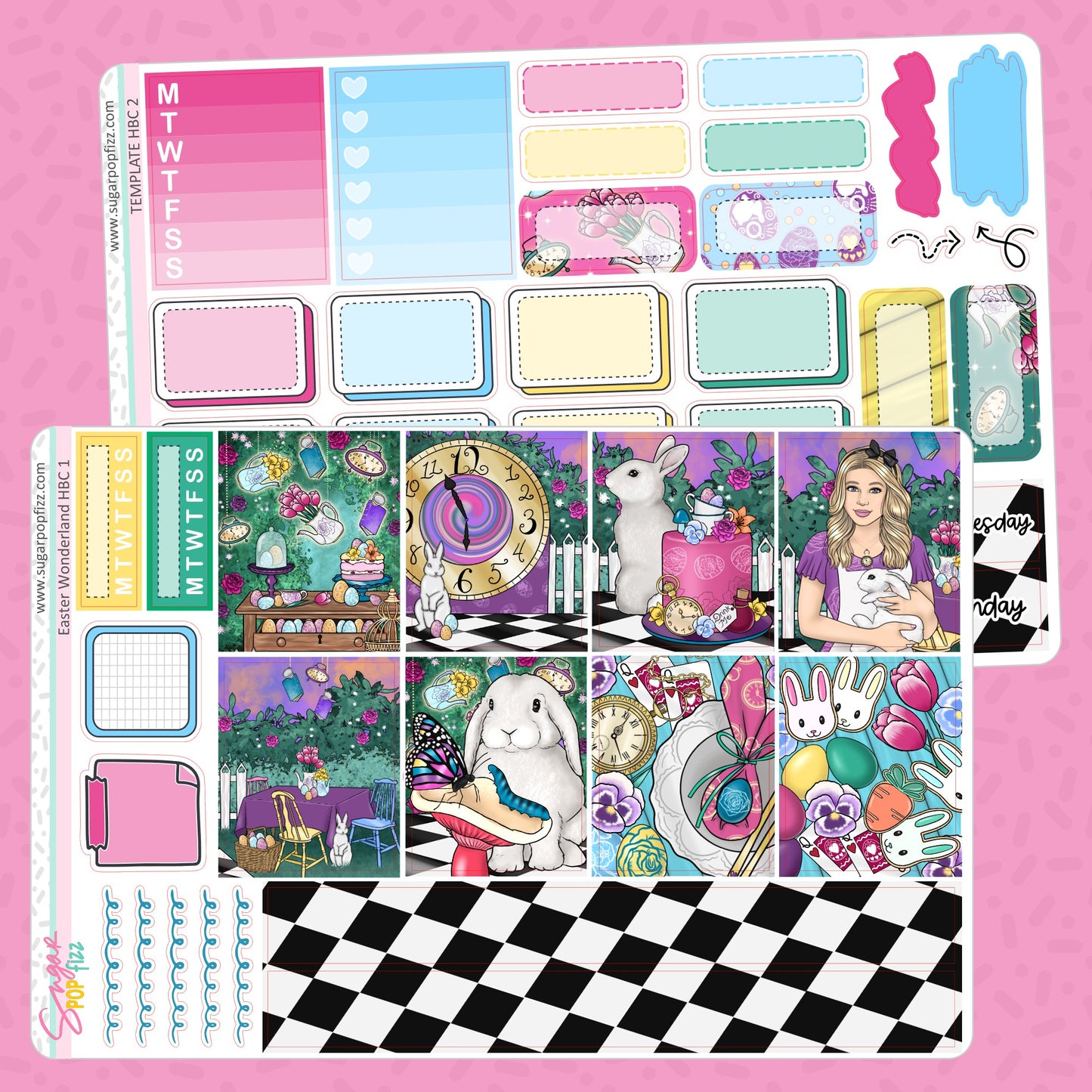 Easter Wonderland Hobonichi Cousin Weekly Kit