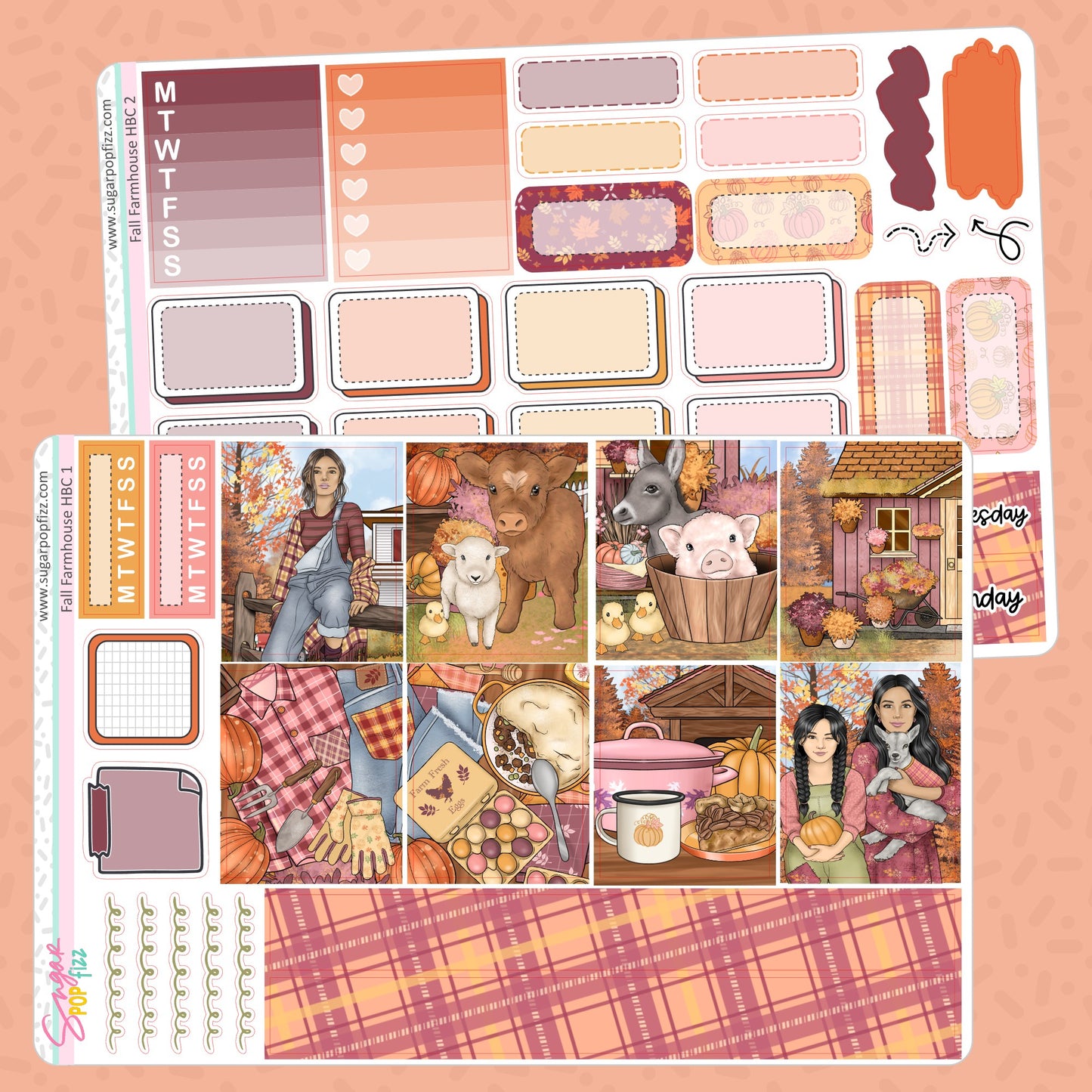 Fall Farmhouse Hobonichi Cousin Weekly Kit