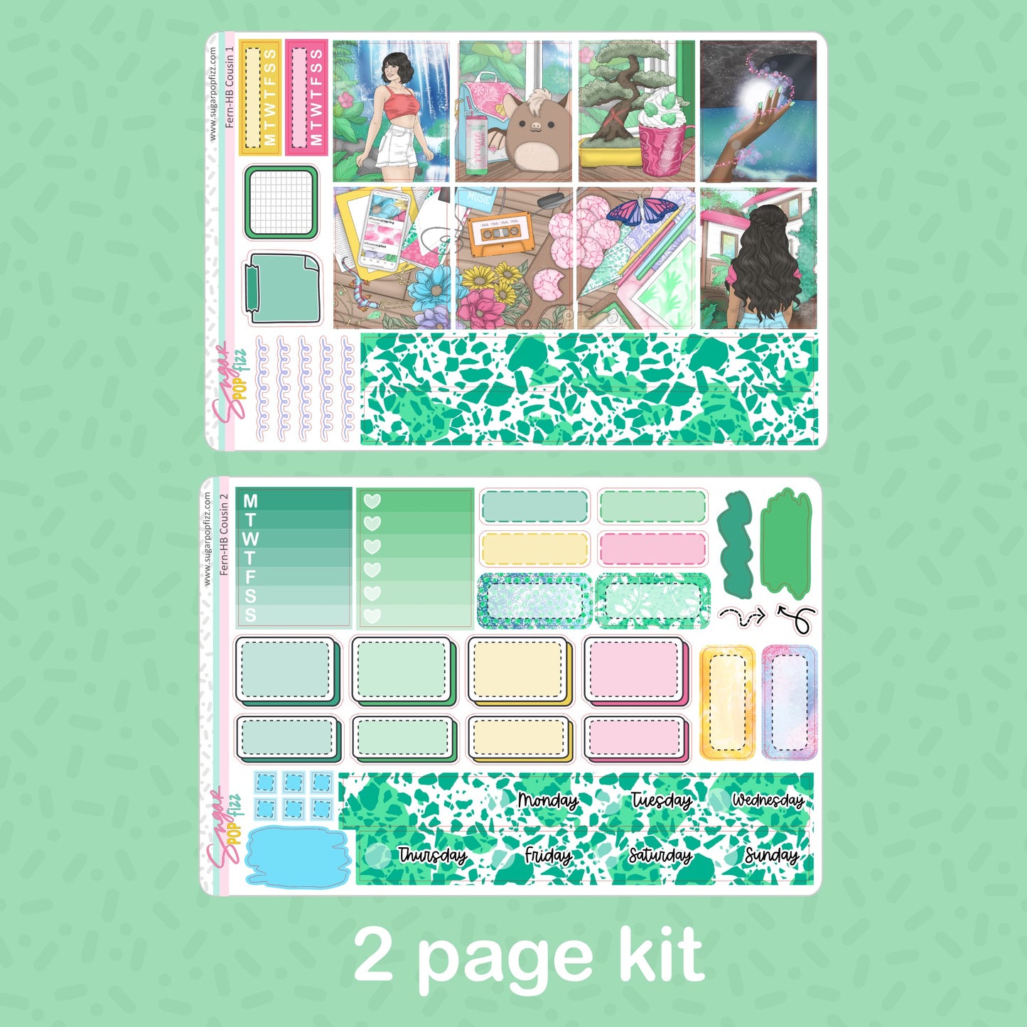 Fern Hobonichi Cousin Weekly Kit