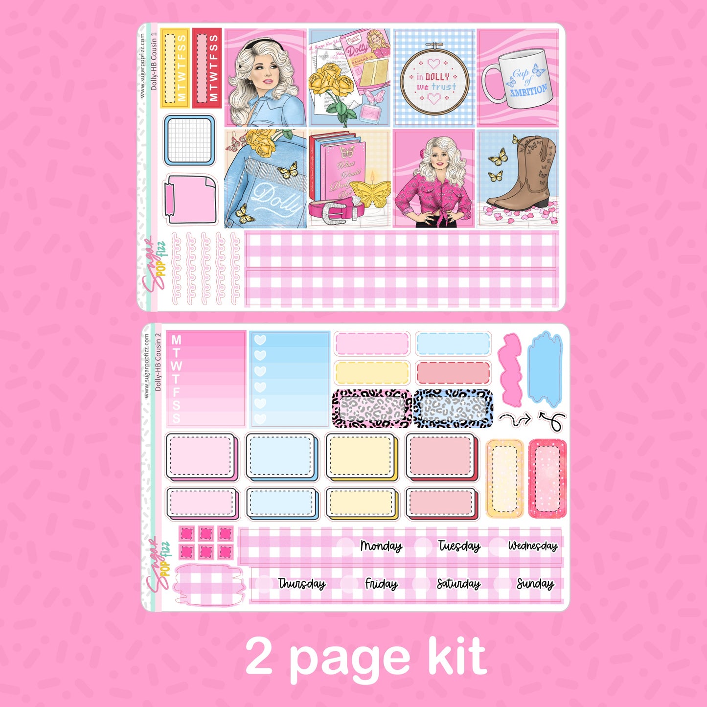 Dolly Hobonichi Cousin Weekly Kit - updated 2023 *exclusive art*