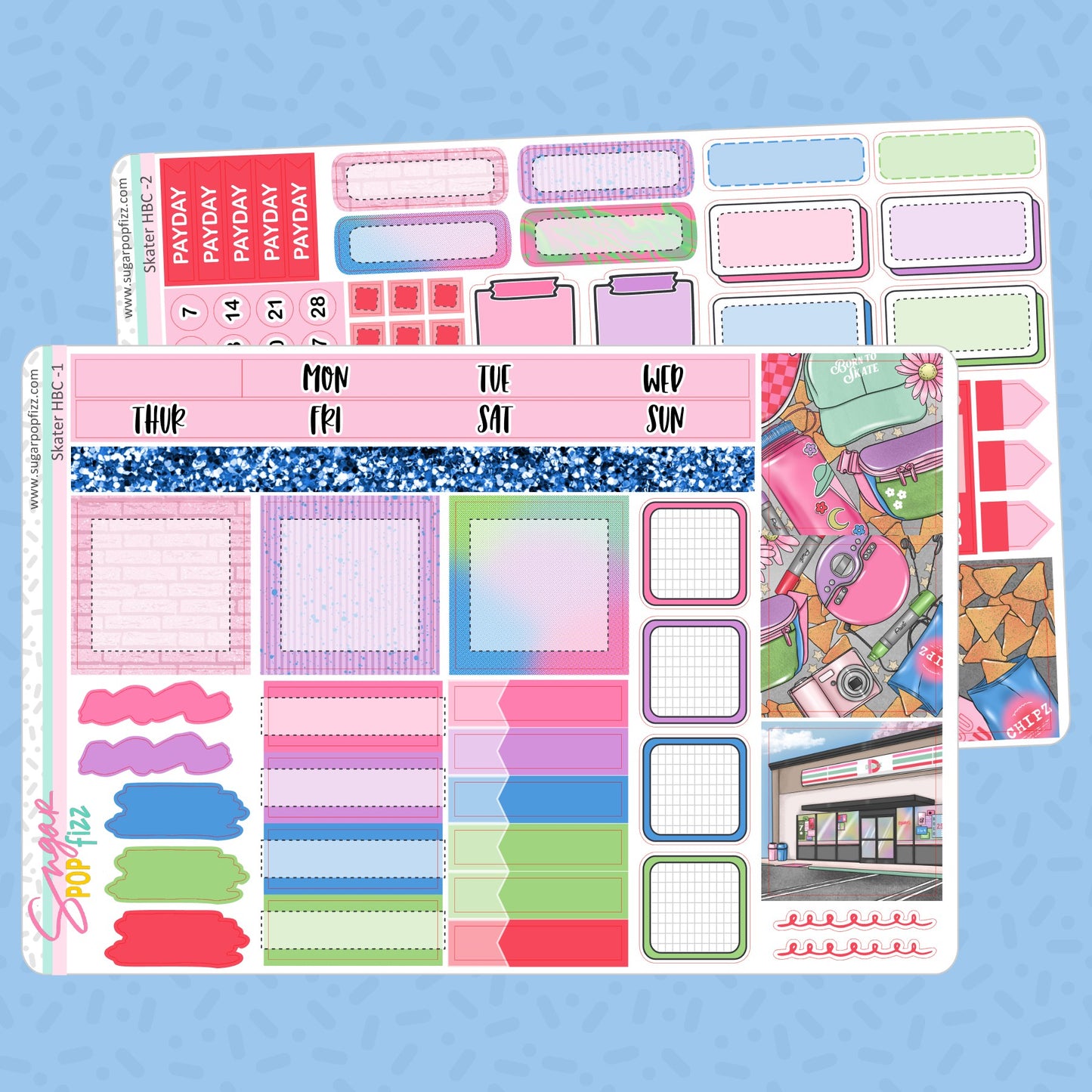 Skater Hobonichi Cousin Monthly - updated 2023