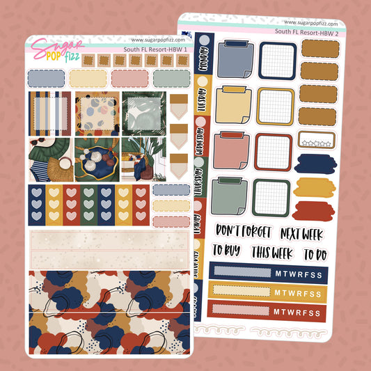 South FL Resort Hobonichi Weeks Weekly Kit