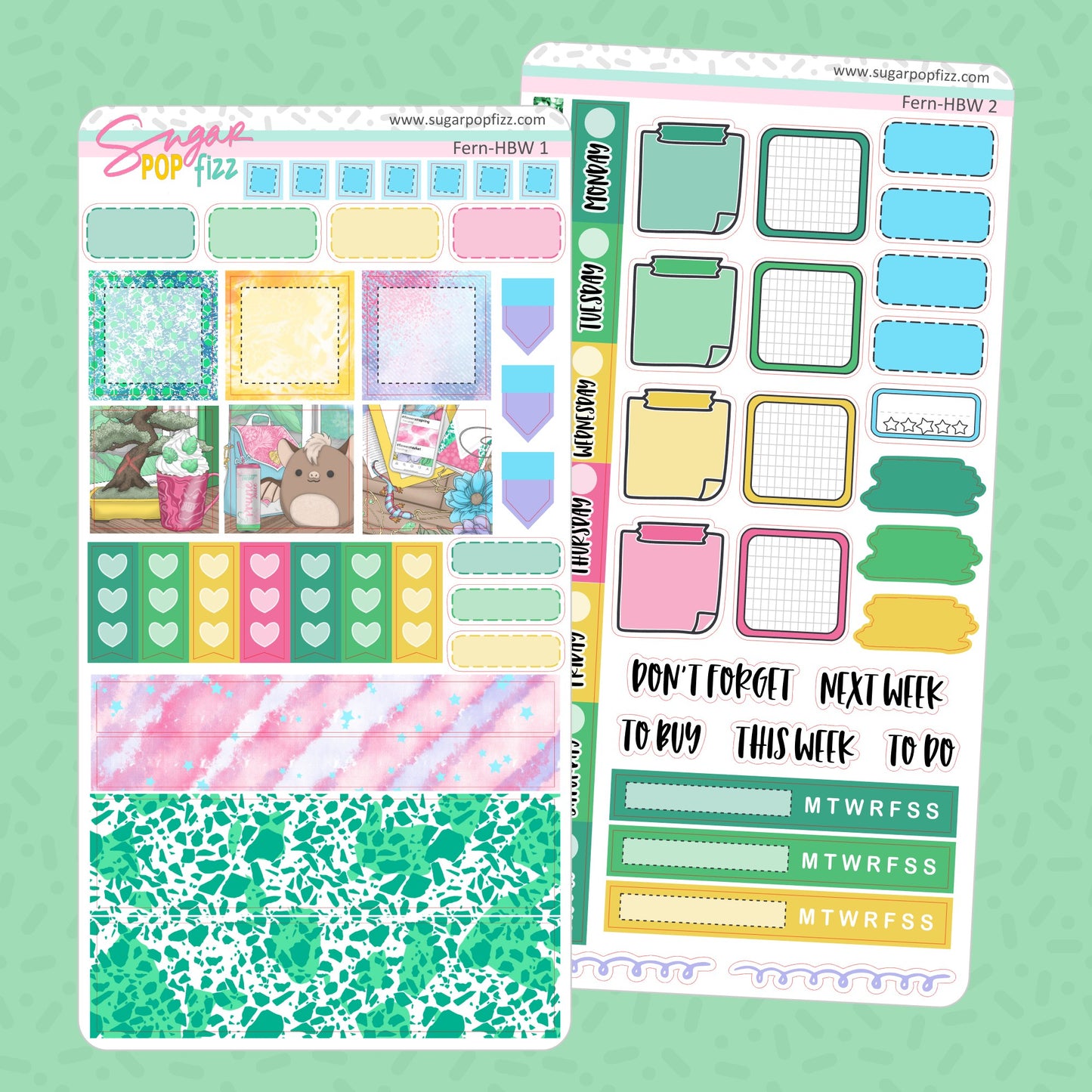 Fern Hobonichi Weeks Weekly Kit