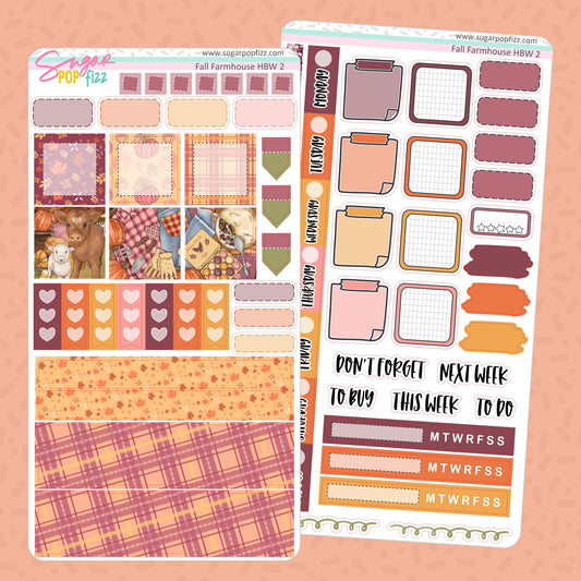 Fall Farmhouse Hobonichi Weeks Weekly Kit