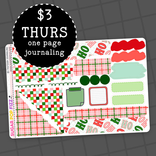 Ho Ho - $3 Thursday - Journaling