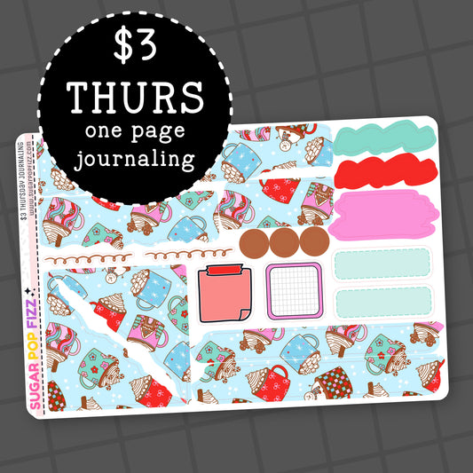 Hot Cocoa - $3 Thursday - Journaling