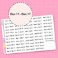 2028 Kit Planning Stickers - HS107