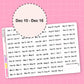 2029 Kit Planning Stickers - HS108