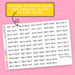 2029 Kit Planning Stickers - HS108