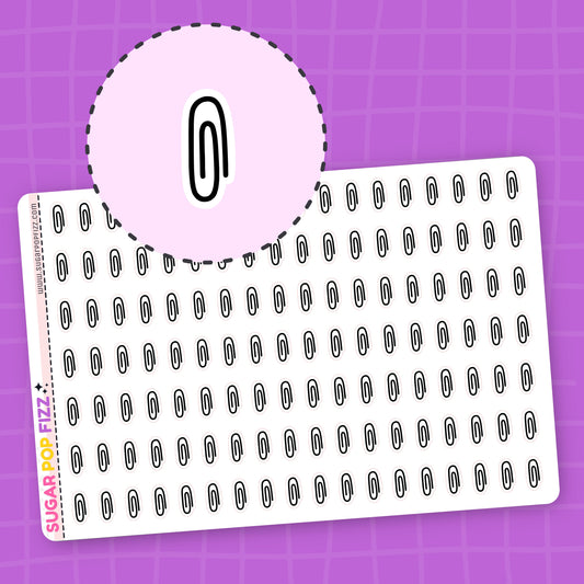 Paperclip Stickers - HS116