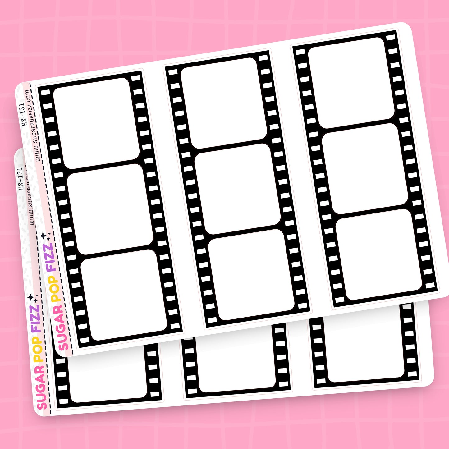 Large Film Strip Deco Stickers - HS133